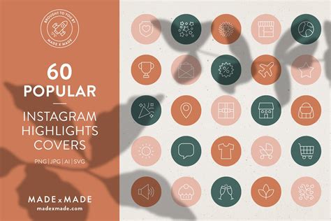 Popular Instagram Highlight Covers Creative Market