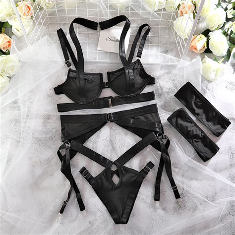 Seductive Mesh Teddy Erotic Black Mesh Lingerie For Women Sexy