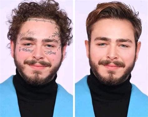 Post Malone Without Tattoos Exists And The World Cant Unsee It