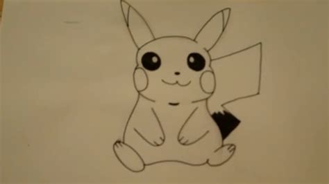 How To Draw Pikachu Step By Step Tutorial Youtube