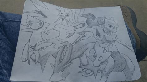 Legendary Pokemon Sketch At Explore Collection Of