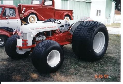 Ford 8n Tractor With A Flathead V 8 And Massive Turf Tiresthis Thing