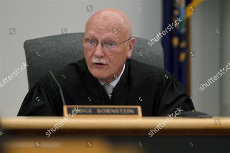 Superior Court Judge Peter Bornstein Addresses Editorial Stock Photo