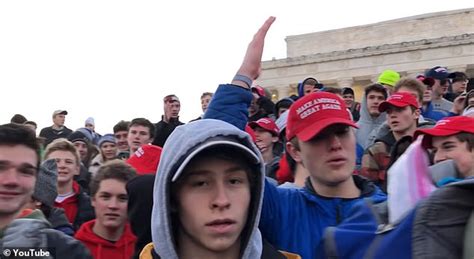 Before political parties, before racial injustice. Shocking moment Kentucky students wearing MAGA hats 'mock ...