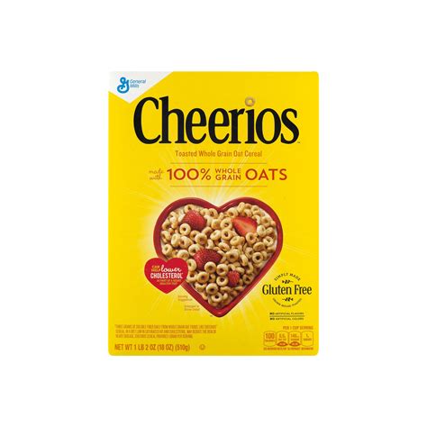 Cheerios 20.35 oz | Healthy cereal brands, Healthy cereal ...