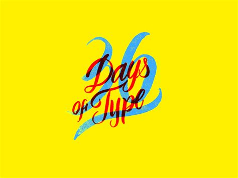 36 Days Of Type By Anibal Pharrell On Dribbble
