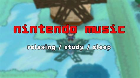 Nintendo video game with relaxing music calms your mind for studying