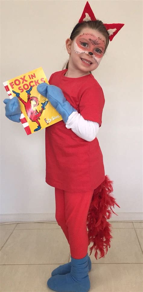 Fox In Socks Costume Book Week Costume Book Characters Dress Up Dr