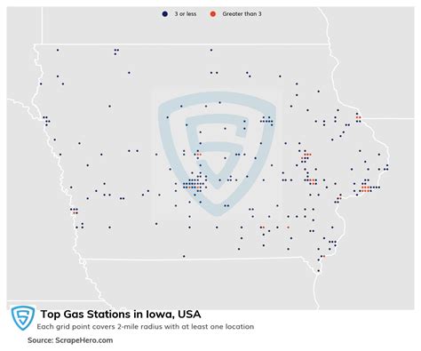 List Of All Top Gas Stations Locations In Iowa Usa Scrapehero Data Store