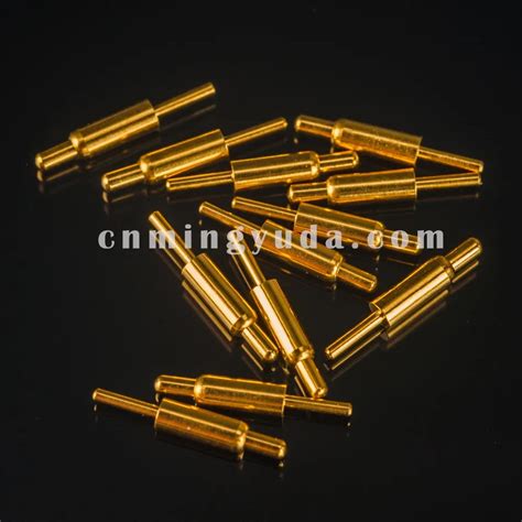 Gold Plated Connector Brass Spring Loaded Pogo Pin Buy Gold Plated