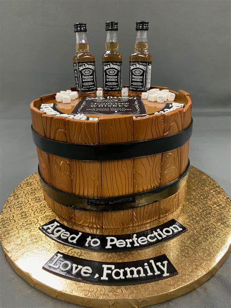 Whisky Barrel Th Birthday Cake Skazka Cakes