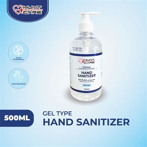 500ml hand sanitizer gel type prosafe