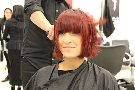 Toni And Guy Team Working On A Model From The Here And Now Collection