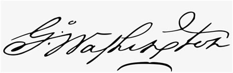George Washington George Washington Signature On Constitution Png