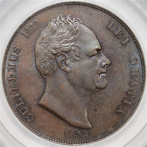1834 Penny William Iv Good Extremely Fine Cgs65 Uin35280 The Coinery