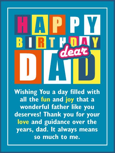 To my Hero! Happy Birthday Card for Father | Birthday ...