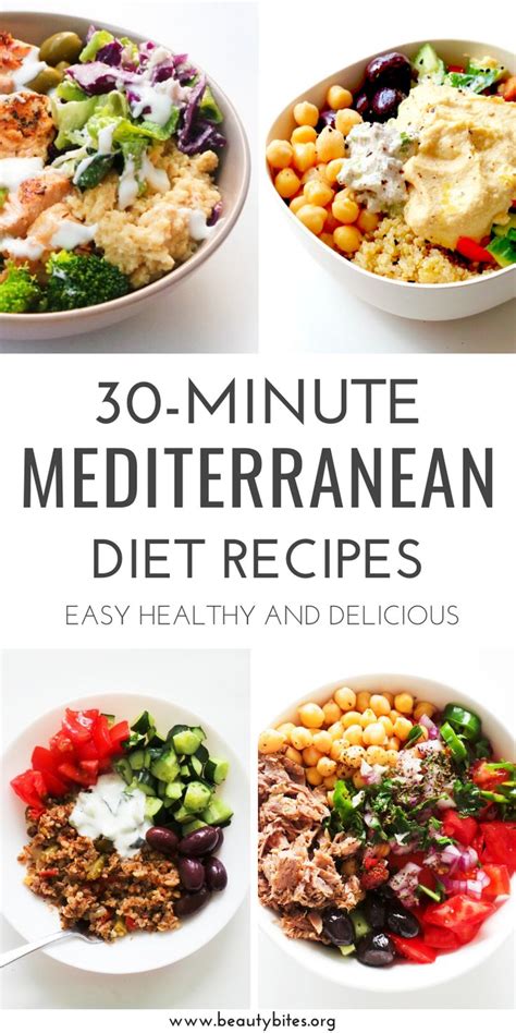 40 Mediterranean Diet Recipes That Take 30 Minutes Or Less Beauty