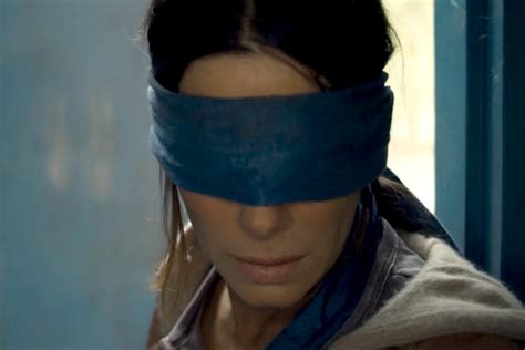 bird box netflix could sandra bullock really not see director reveals how she filmed with