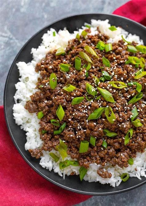 Feel free to swap out the ground beef for ground turkey or tofu crumbles. Instant Pot Korean Ground Beef - Bulgogi | Simply Happy Foodie