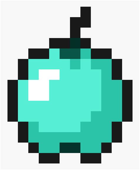 Diamond Apple By Rfs Gamer On Newgrounds Minecraft Golden Apple Hd