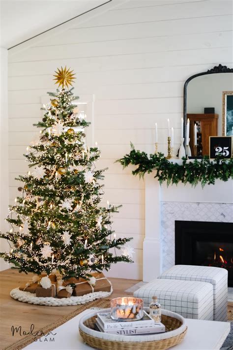 My Scandinavian Inspired Christmas Tree Modern Glam