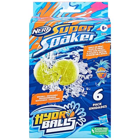 Nerf Nerf Super Soaker Hydro Balls 6 Pack Multi Format And