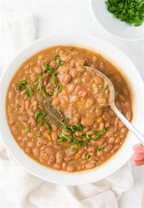 This combination of flavors is done in less than 45 minutes using a pressure cooker. Recipe For Pinto Beans Ground Beef And Sausage : Slow Cooker Baked Beans With Beef And Sausage ...