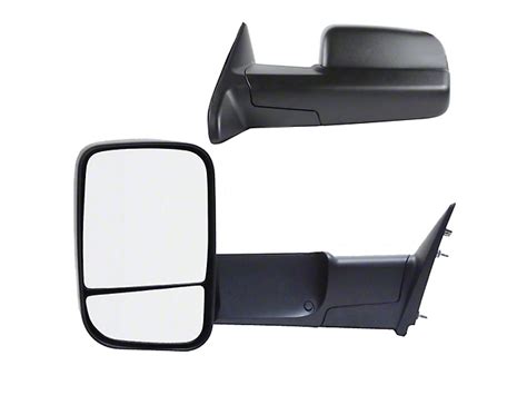 Ram 2500 Oem Style Extendable Manual Towing Mirrors Driver And Passenger Side 13 18 Ram 2500