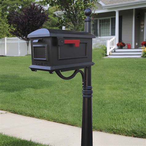 Special Lite Traditional Curbside Mailbox With Ashland Mailbox Post Un Prime Mailboxes