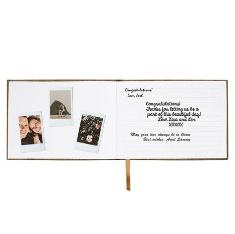 Rustic Photo Guestbook For Wedding Polaroid Wedding Album Etsy