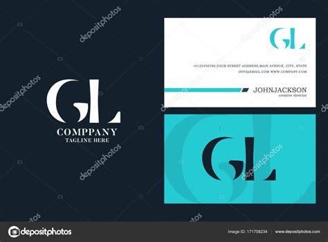 Gl Joint Letters Logo Stock Vector Image By ©brainbistro 171758234