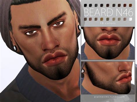 Pralinesims Beard N46 Sims 4 Collections Sims 4 Cc Skin Sims 4