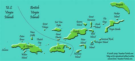 Map Of The Virgin Islands