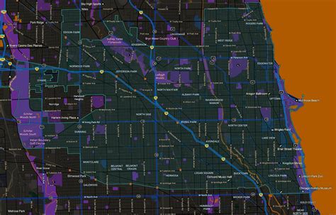 Filechicago North Side Map The World Is A Vampire