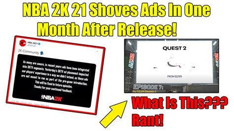 Take Two Shoves Unskippable Ads Into Nba 2k21 One Month After Release
