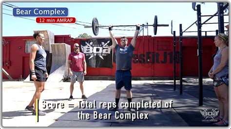 Boa 3 Bear Complex Workout Standards Youtube