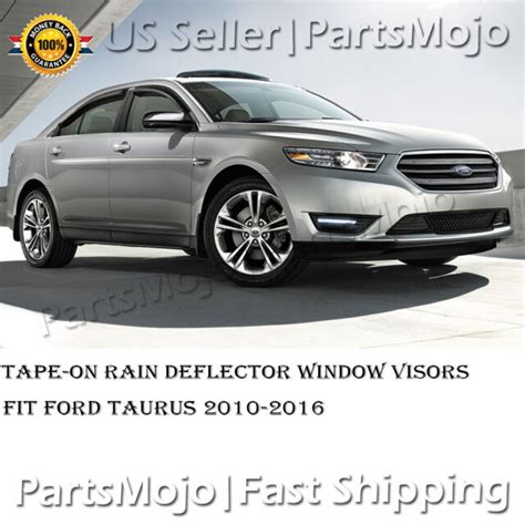 Rain Deflector Window Visors Fit Ford Taurus 2010 2011 2012 2013 2014