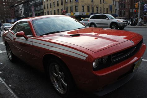 A Dodge Challenger On The Streets Of New York It Was A Bur Flickr