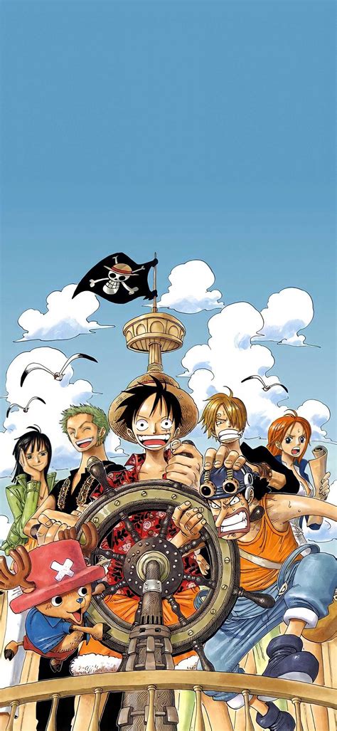 Download One Piece Anime Iphone Wallpaper By Joshuaperry Blue One