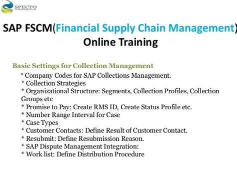 Sap Financial Supply Chain Management Online Training