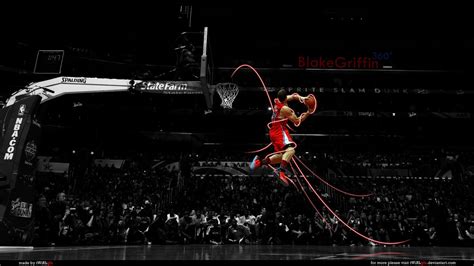 Blake Griffin 360 Slam Dunk Contest Widescreen Wallpaper Basketball