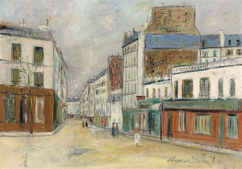 Maurice Utrillo 1883 1955 Rue Dauteuil Christies