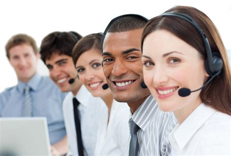International Customer Service Agents With Headset On Folkbro