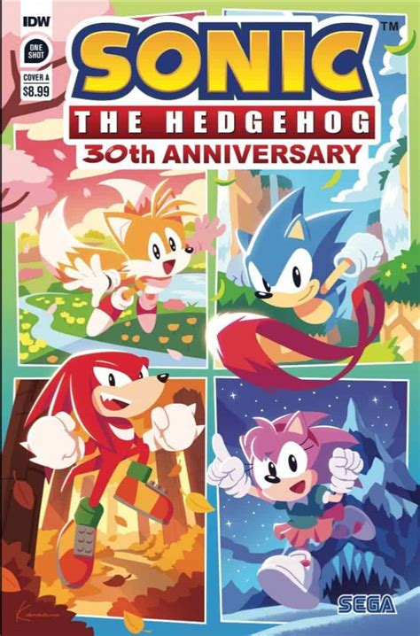 Idw Publishing Brengt Sonic The Hedgehog 30th Anniversary Comic Book