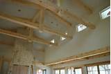 Vaulted Ceiling With Wood Beams Photos