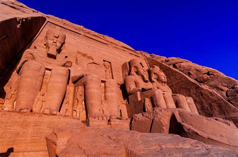 The Great Temple Abu Simbel Archaeological Site On Lake Nasser