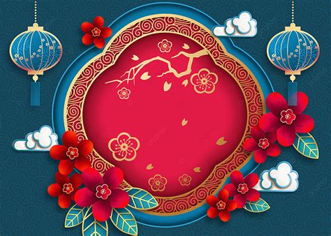 구정 봄 축제 2023 배경 상서로운 새해 제등 새해 중국의 설날 배경 배경 일러스트 및 사진 무료 다운로드 Pngtree