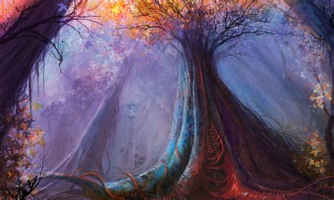 Fantasy Art Trees Wallpapers Hd Desktop And Mobile Backgrounds