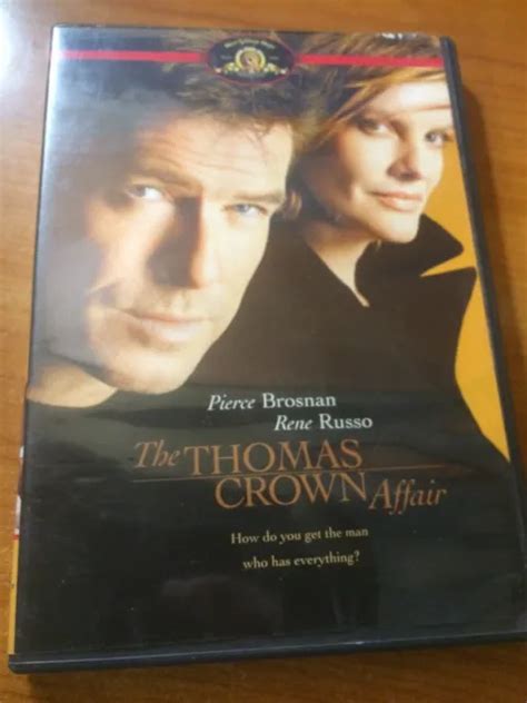 THE THOMAS CROWN Affair DVD Pierce Brosnan Rene Russo V 1 99