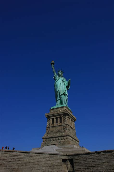 Estatua De La Libertad Nueva York Estados Unidos Cielo Destinos De